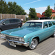 My 1966 Chevrolet Bel Air - it’s questionably parked I know. It was my first time